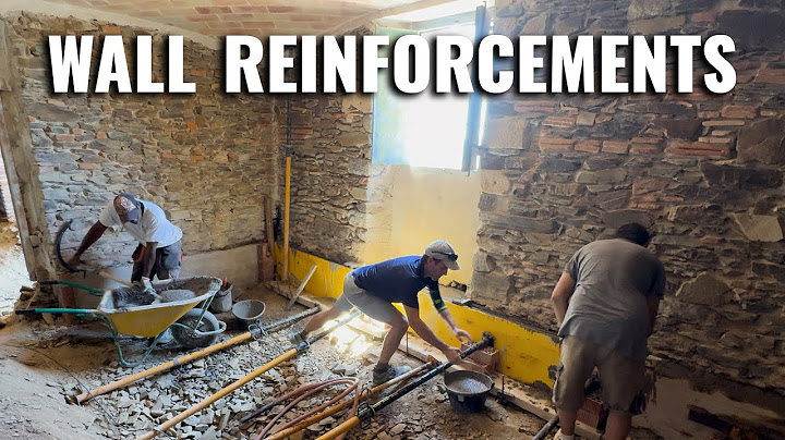 Stone Wall Structure Work With The Building Team