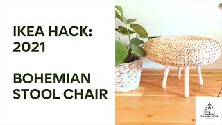 DIY IKEA HACKS - Cute Bohemian Stool / Chair
