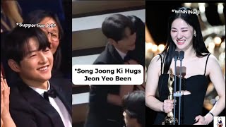 Song Joong Ki and Jeon Yeo Been Moments at 44th 44th Blue Dragon Film Awards 2023!