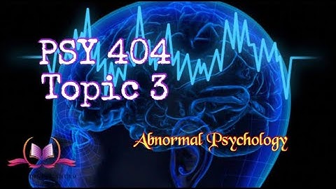 PSY404 || Topic 3 || Causes of Abnormality || Abnormal Psychology |Updated Lectures VU Short Lecture