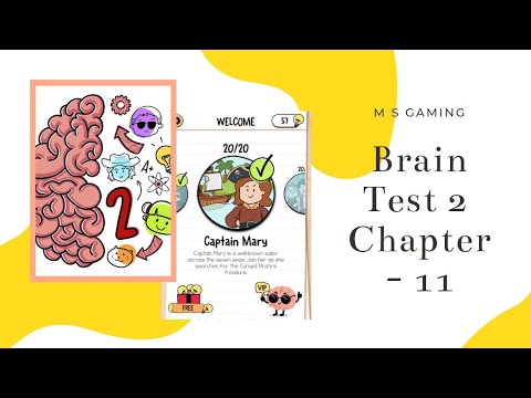 Brain Test 2: Tricky Stories CAPTAIN MARY All Levels 1-20 Solution Walkthrough