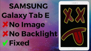 How to Fix Samsung Galaxy Tab, E 9.6 SM-T560, No Video, No Image, No Backlight, Board Repair