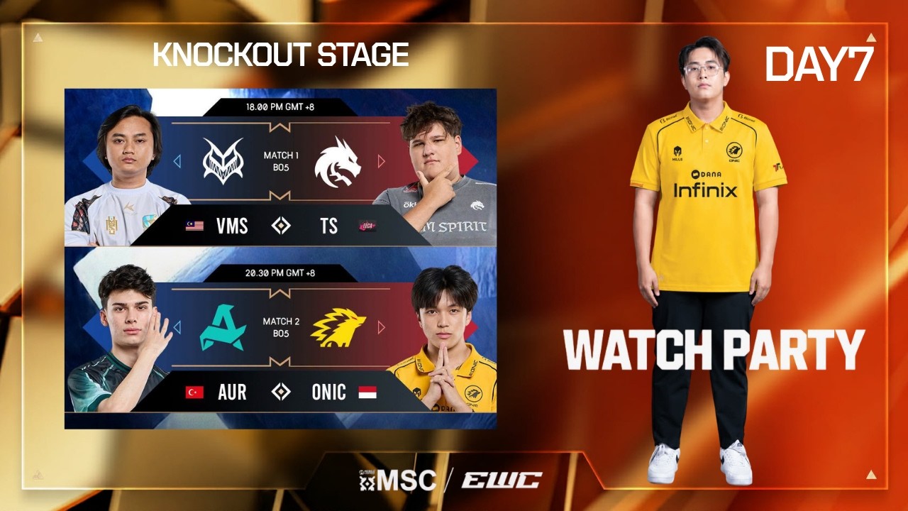 🔴LIVE [WATCH PARTY ] | MSC AT EWC KNOCKOUT STAGE Day 7 | (THAILAND)