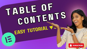 How to Add a Table of Contents to Your Elementor Website | Step-by-Step Guide