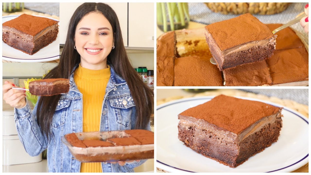 لعشاق الشكلاطة🍫كيكةالشكلاطة الإسفنجية بصوص رائعة لاتفوتكم وأسهل منها مافماش😋Chocolate cake