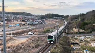 JR E231系0番台(1)成田線【2024/01/18】