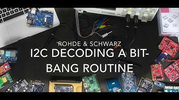 Debugging an I2C bus using the Rohde n Schwarz