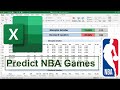 Predict nba games on excel  live win probability  overtime