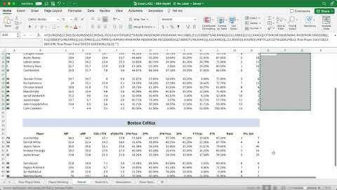 Project NBA Games on Excel | Live Win Probability + Overtime