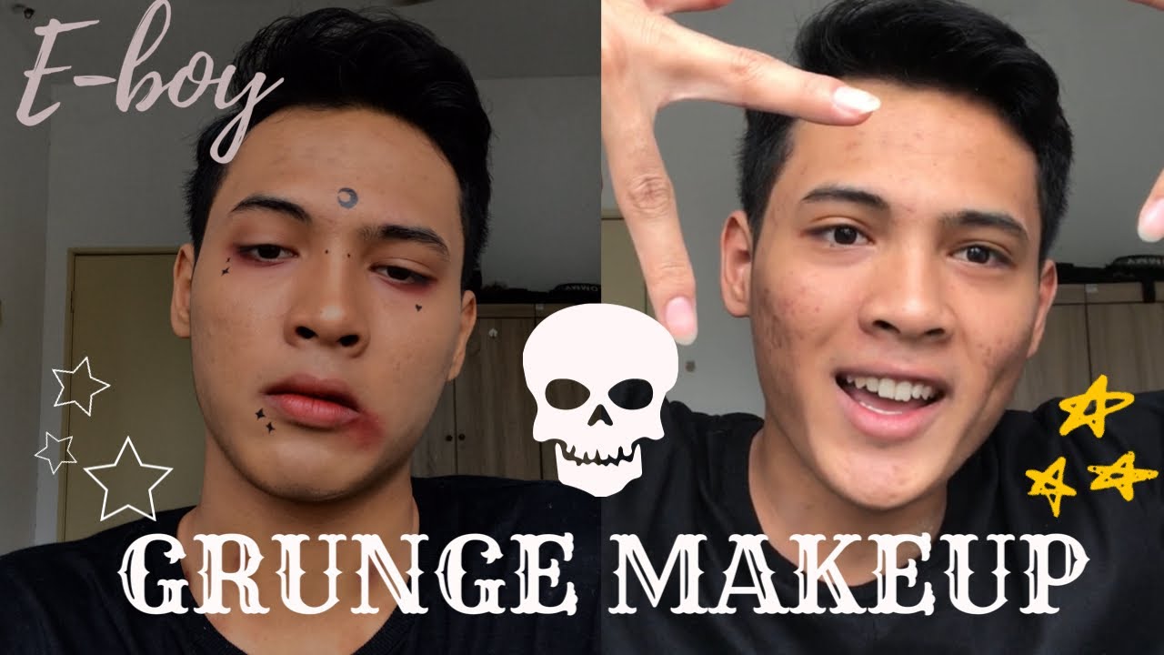 Grunge Makeup Eboy Makeup Gothic Makeup Bully Makeup Khairul Youtube