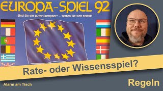 Europa-Spiel (1990) - Regeln