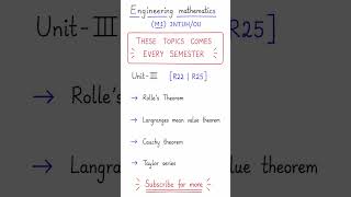 Engineering Maths M1 Important Questions Before Exam 🚨 #m1
