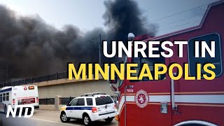 Minnesota Riots Minneapolis Police Station Set On Fire Amid George Floyd Protest