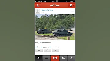 Leopard tanks firing gif
