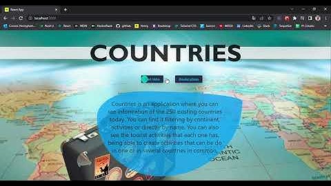 SPA! (Single Page Application) Countries