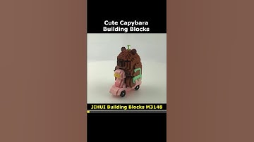 Capybara M3148 Blocks #Capybara #JIHUI #M3148 #Animal #Lego #MiniBlock #NanoBlock