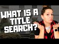 What is a Title Search? Title Search NJ