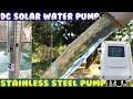 Stainless steel Dc solar water pump for 4 inch borewell سٹینلیس سٹیل Dc سولر واٹر پمپ 4 انچ بور کے
