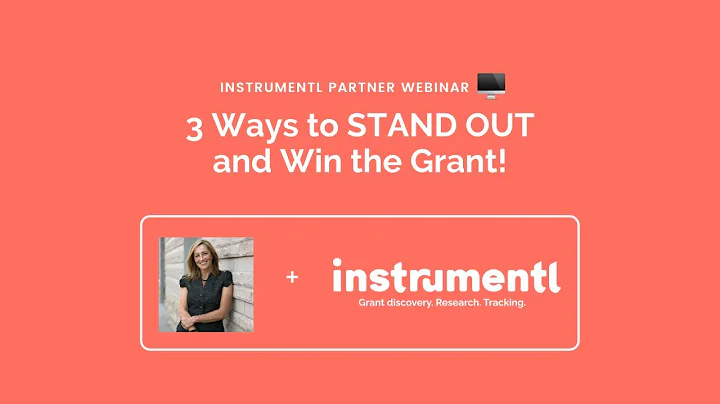 3 Ways to STAND OUT and Win the Grant! ft. Margit Brazda Poirier | Instrumentl Grants Workshop