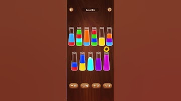 46 lvl color water sort game #colorwatergame #asmr #asmrgame #games #gameout