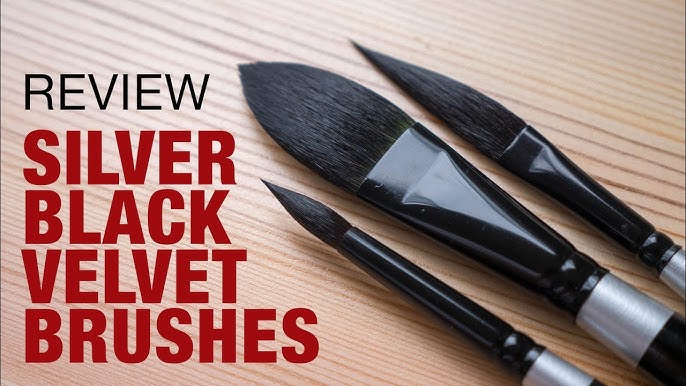 Black Velvet Watercolor Brush Review 
