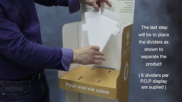 Arte & Vita P.O.P display stand assembly