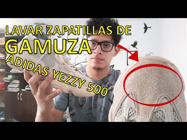 Lavar tenis de gamuza YEEZY 500 -