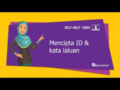 ePerolehan Self-help: Cipta ID & Kata Laluan (Pembekal)