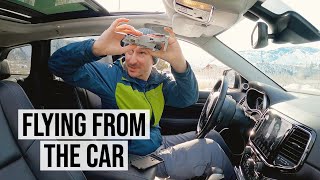 Flying a DRONE from a CAR - Will It Fly? Featuring DJI Mini 2