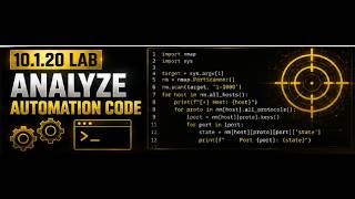 10.1.20 Lab - Analyze Automation Code