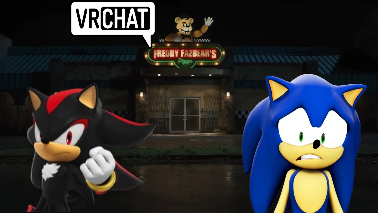 SONIC AND SHADOW GO WORK AT FREDDY FAZBEARS PIZZERIA!