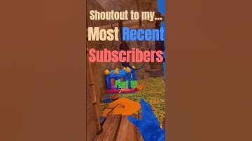 Shouting out my most recent subscribers part 10!!! #gorillatag #gtag #vr