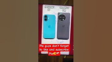 iPhone 16 VS Oneplus 11R #iphone