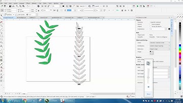 Corel Draw Tips & Tricks Object to Path make a Vine Part 3C