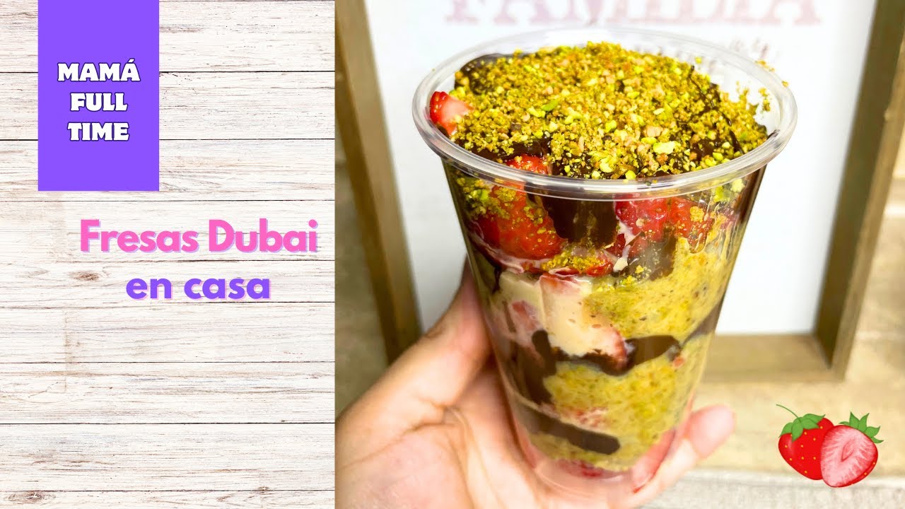 Cómo hacer las Famosas Fresas Dubai 🍓 