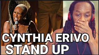 She brought the house down! CYNTHIA ERIVO - Stand up performance at the Oscars - REACTION