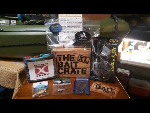 kayak flight THE BAIT CRATE XL!!! JUNE 2018! Bass Unboxing!!