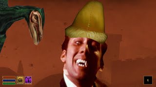 Nicolas Cage contracts Vampirism in Morrowind