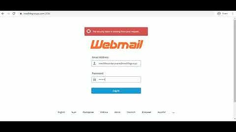 How to Change password in Webmail