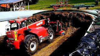 World Amazing Modern Agriculture Equipment and Mega Machines: Silo Compaction Tractor