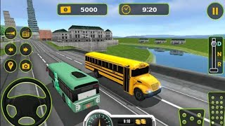 US School Driver In Traffic Driving High School Bus Driving Game - Android Gameplay screenshot 4