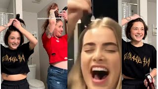 3 Beautiful Girl Crying Head Shave || Crying Beautiful Girl Forced Head Shave 2024 || Forced Head