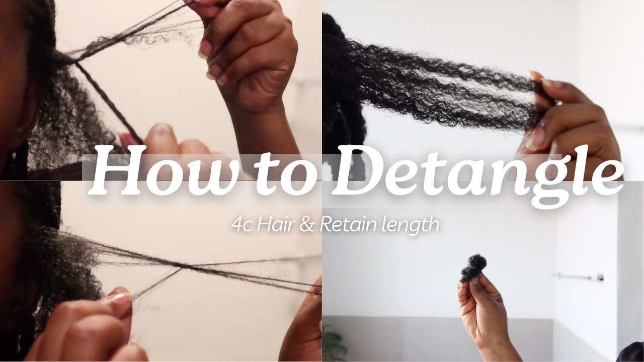 Как распутать волосы 4c и сохранить длину — безопасное снятие укладки