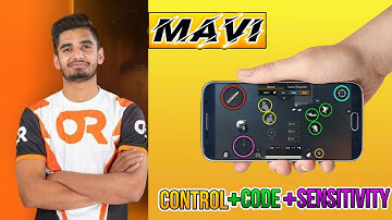 OR Mavi New Sensitivity and Control Codes | 💯 Working Code | Pubg Mobile