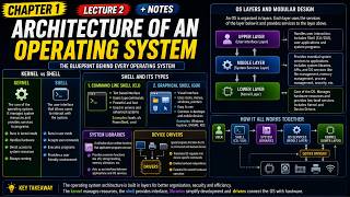 Class 10 Computer Chapter 1 | Architecture of Operating System Lecture 2 + Notes