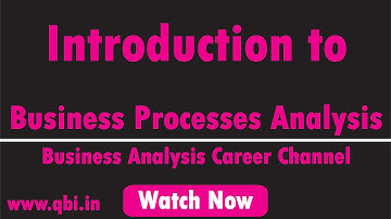 Introduction to Business Processes Analysis