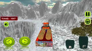 City Tractor Driving : Big Wheels Log Transporter Android Gameplay #2 - Hard screenshot 5