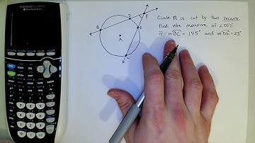 Intersecting Secants Outside Circle