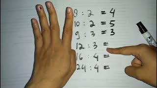 cara mudah pembagian metode jarimatika (part 1)