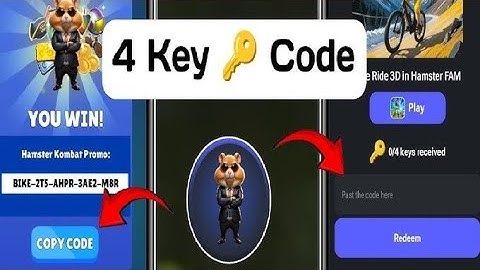 How to Redeem Game Code to Get Diamond | Hamster Kombat Season 2 l #hamsterkombat  #hamsters #games